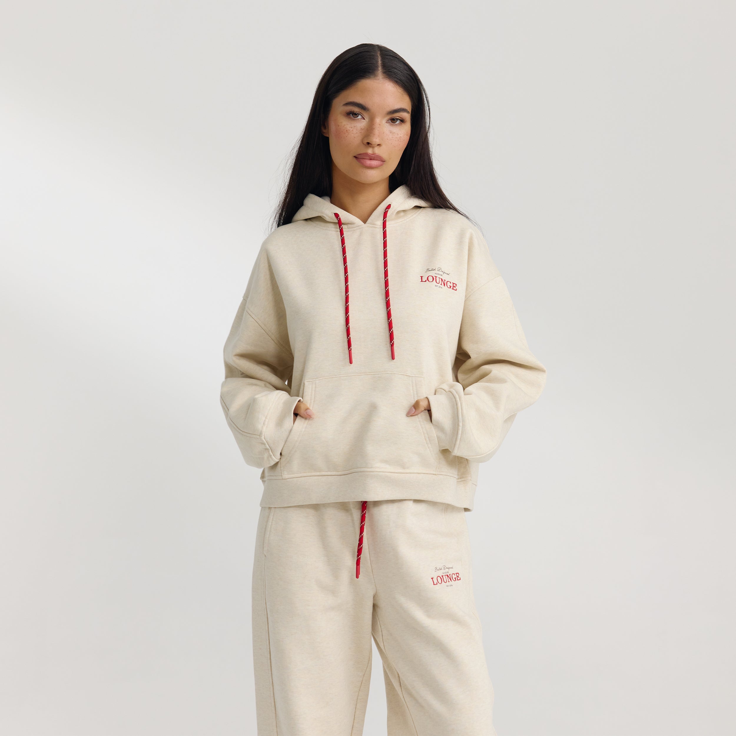 Oversized Hoodie | Oversized Hoodie - Oat Marl