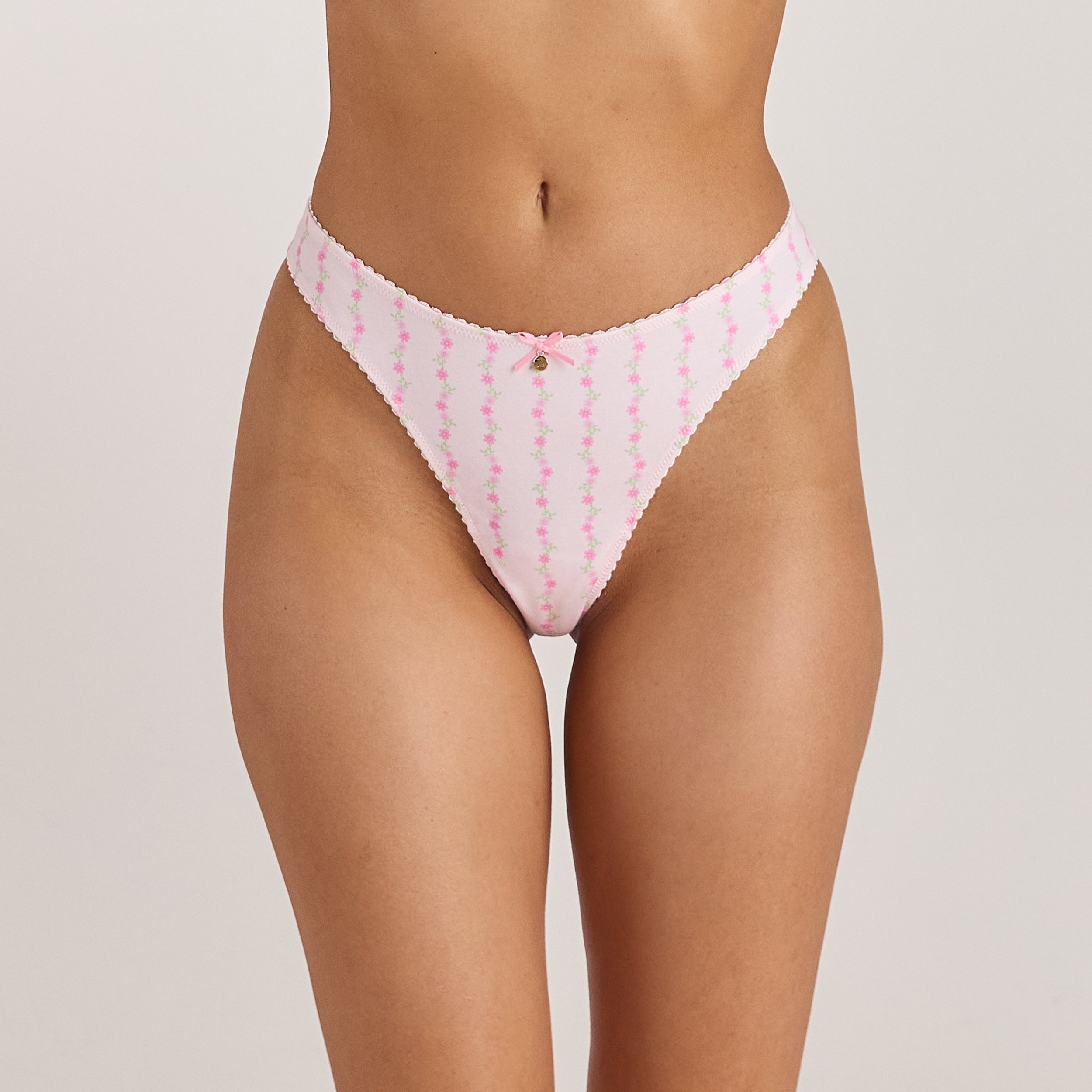Cotton Kisses Thongs (3-Pack) | Cotton Kisses Thongs (3-Pack) - Pink Print