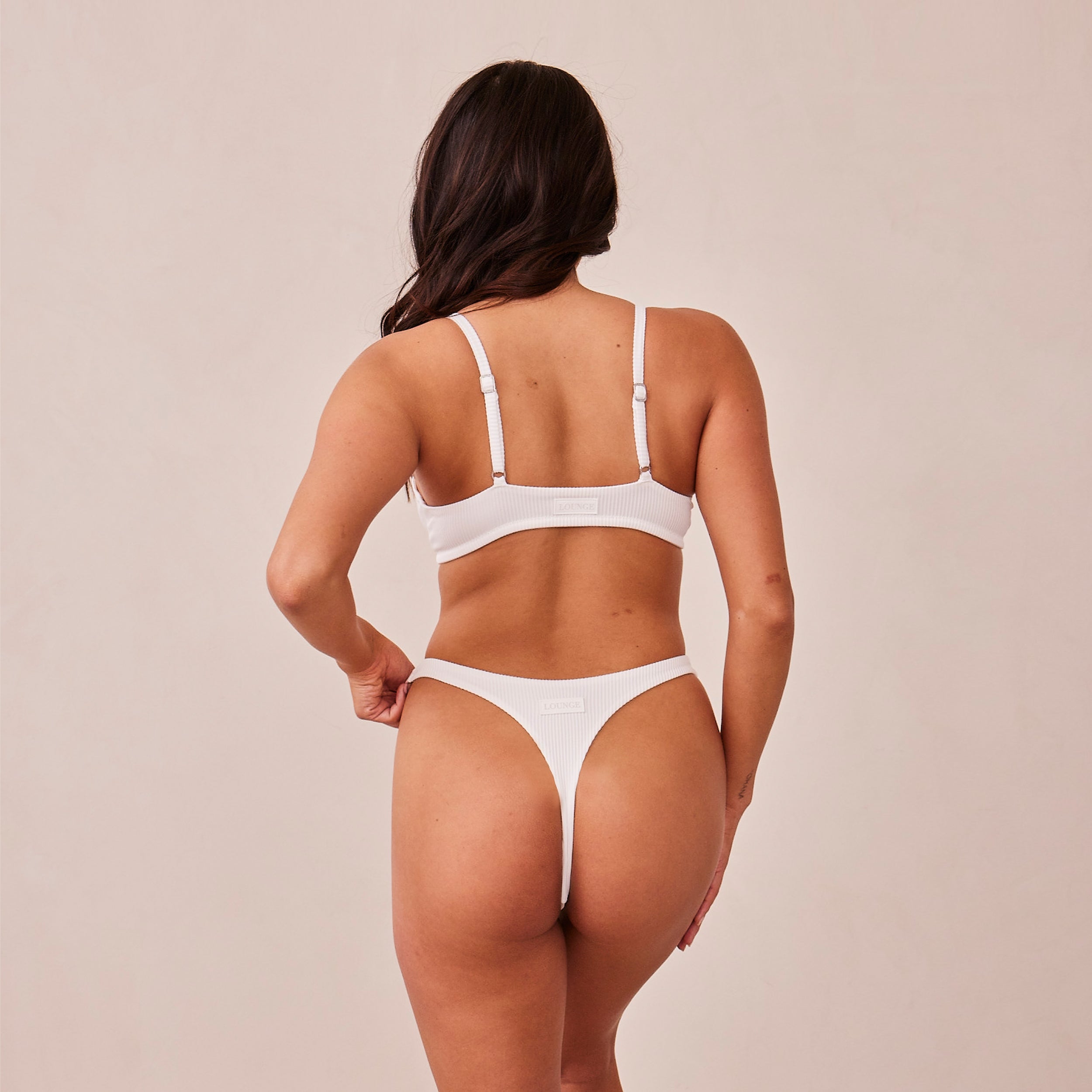 Ribbed Triangle Bra | Dakota, S/S (Thong)