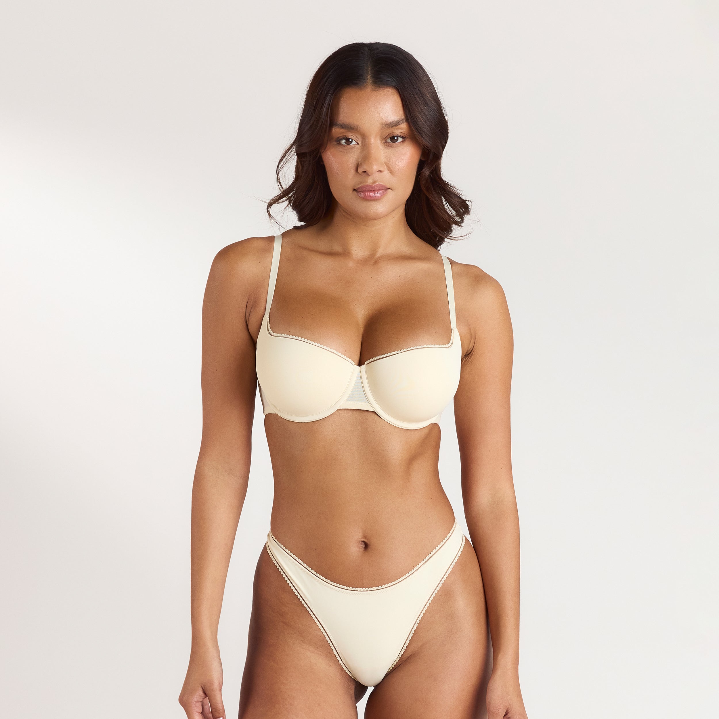 Comfort Extreme Push-Up Balconette Bra | Comfort Extreme Push-Up Balconette Bra - Latte