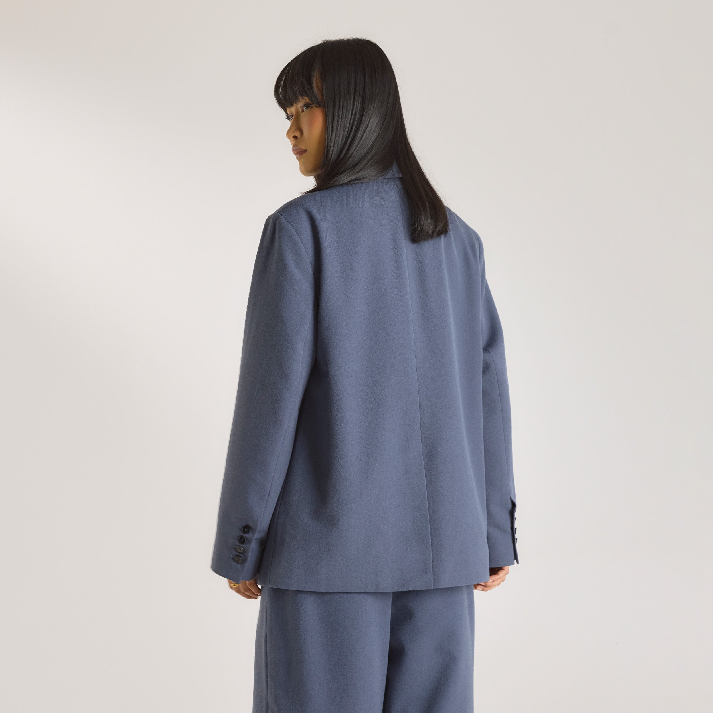 Oversized Blazer  | Oversized Blazer - Blue
