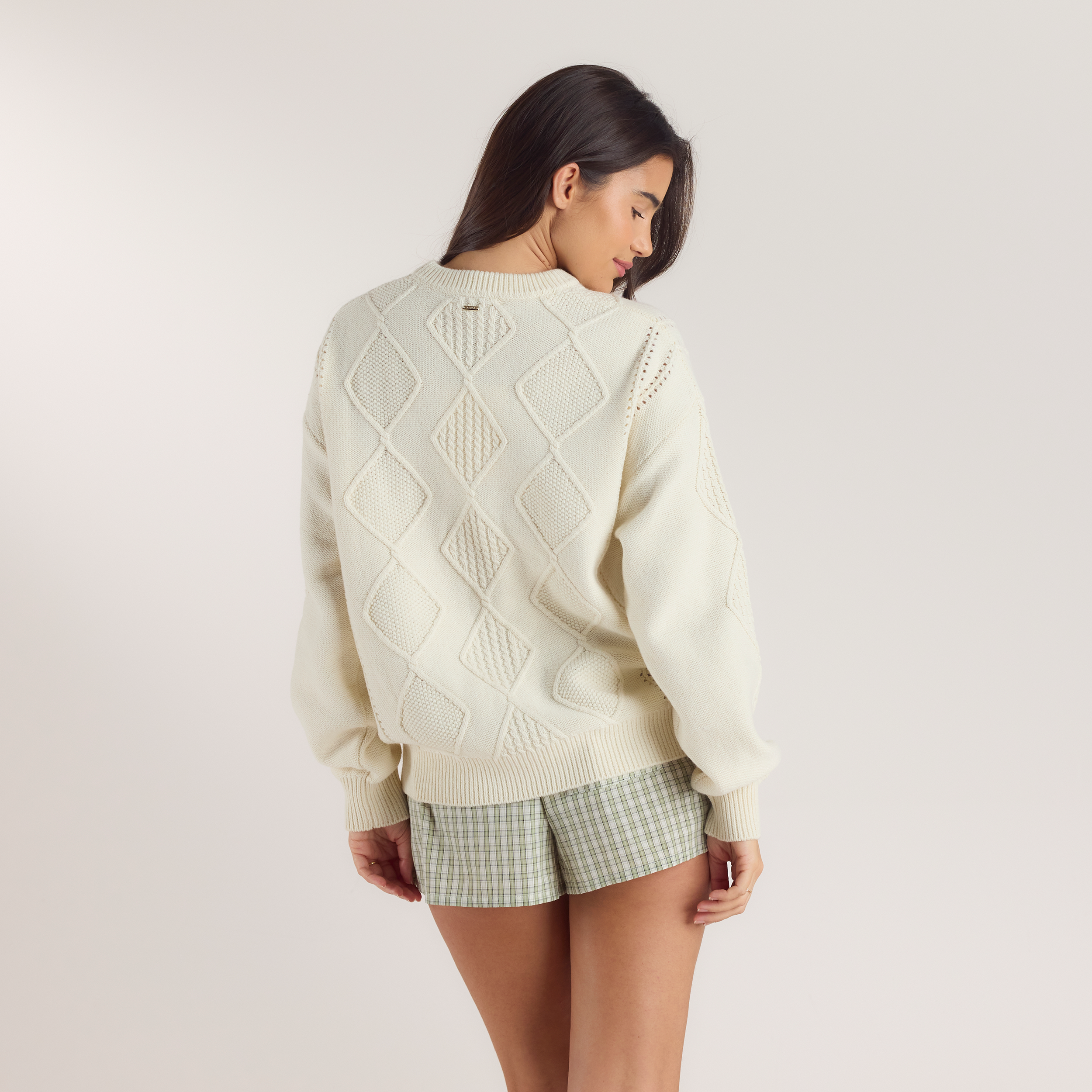 Cable-Knit Jumper | Cable-Knit Jumper - Cream