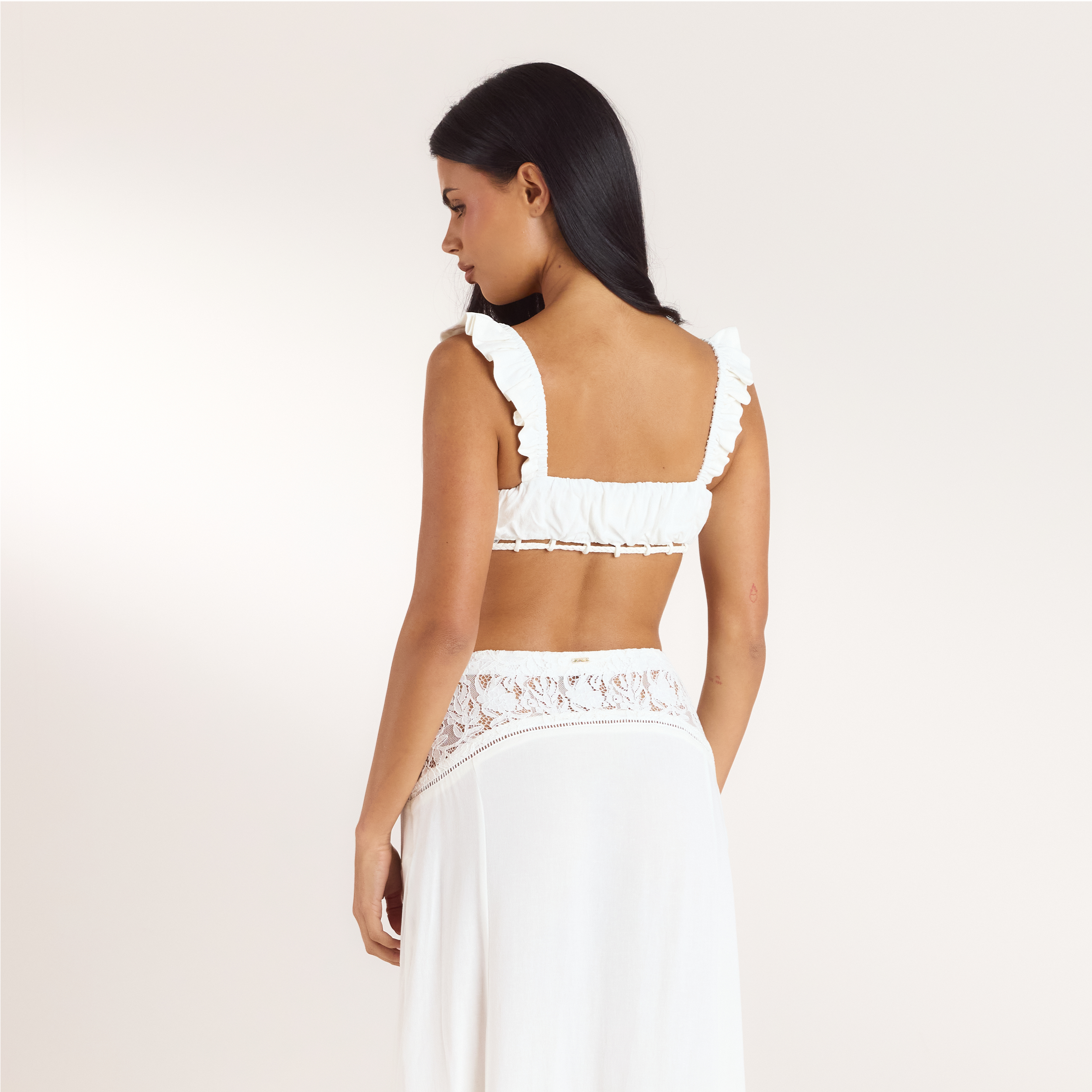 Ruched Bralette | Ruched Bralette - Cream