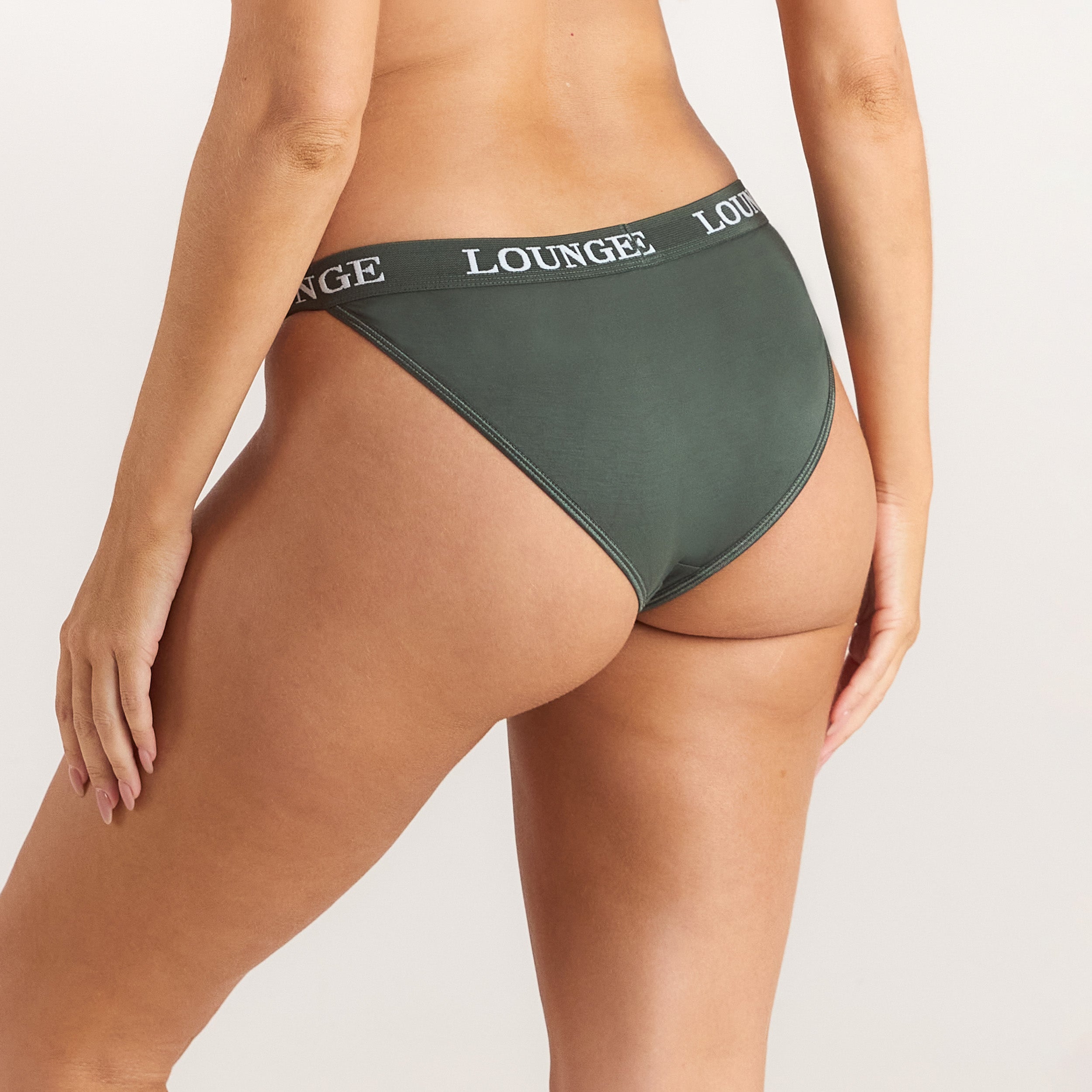 Bamboo Triangle Briefs | Bamboo Triangle Briefs - Pine Green