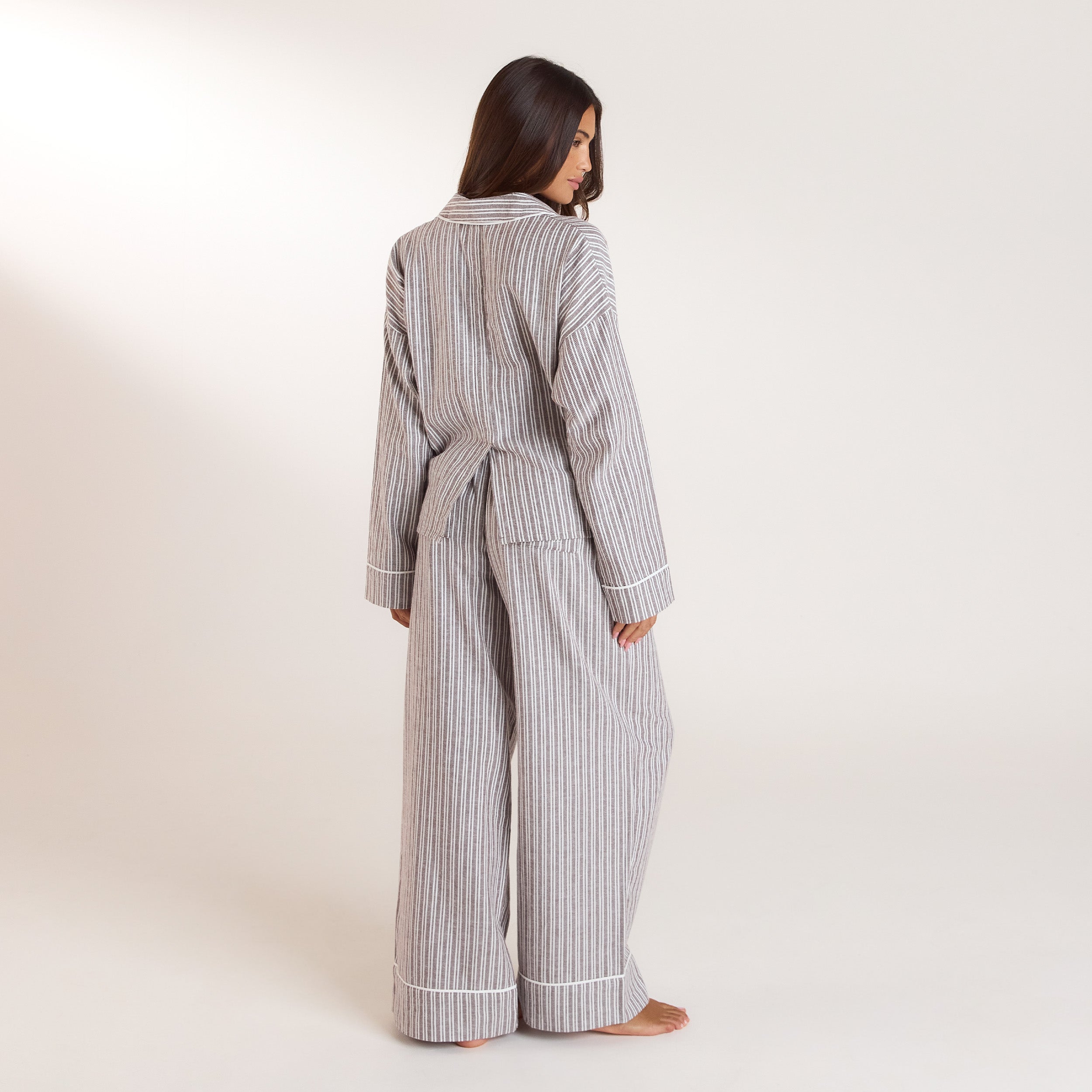 Stripe Pyjama Bottoms | Stripe Pyjama Bottoms - Chocolate