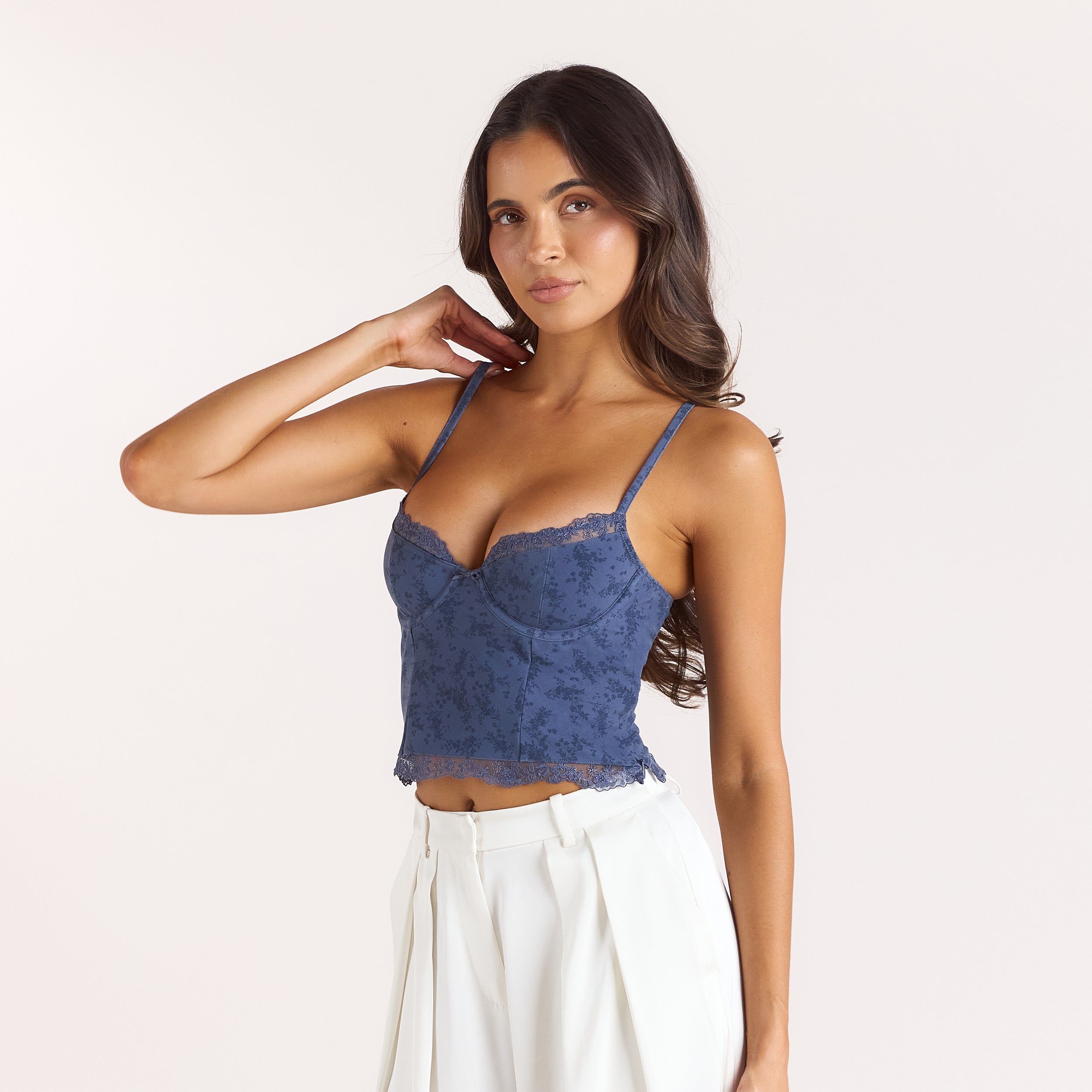 Wired Cami Top | Wired Cami Top - Navy