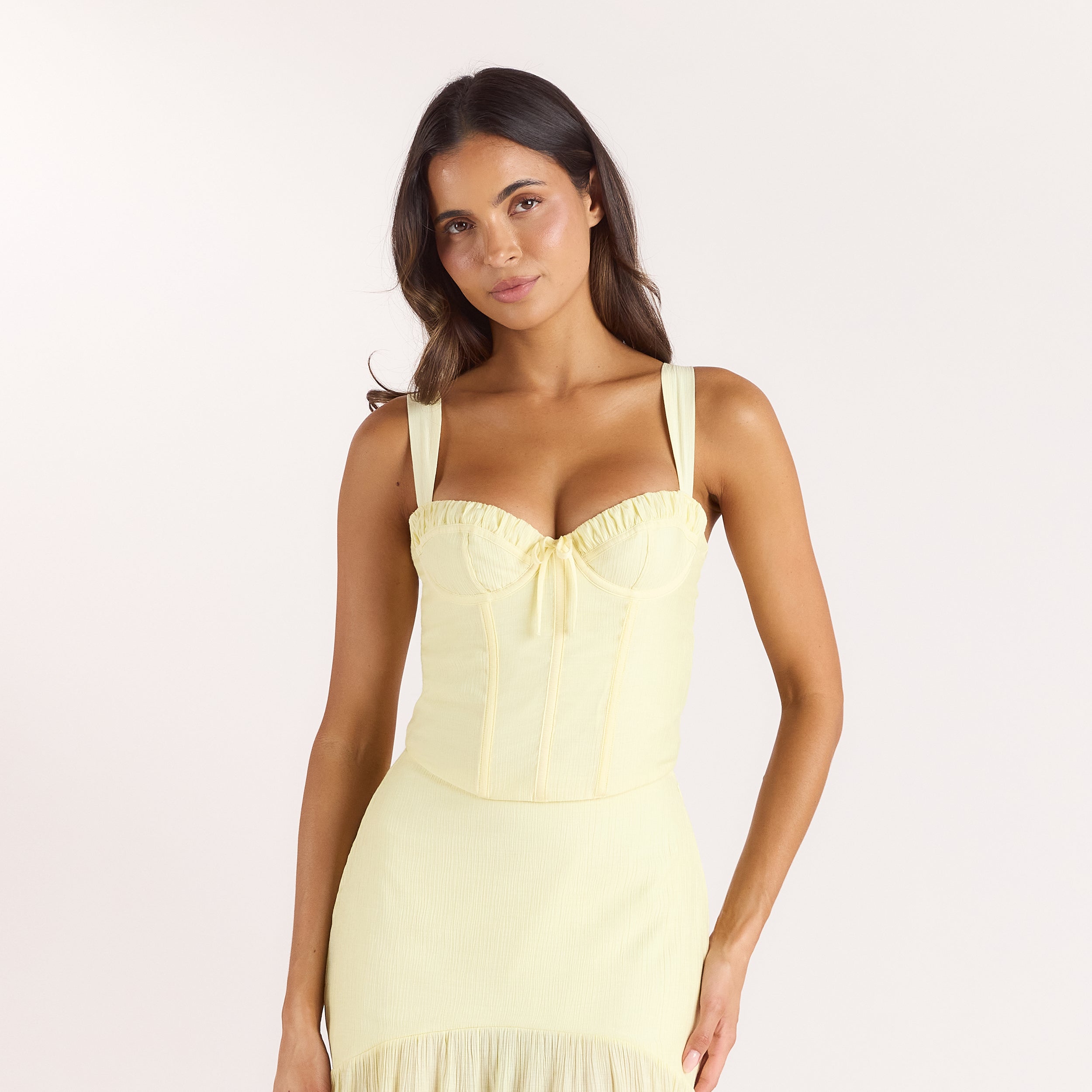 Wired Corset Top | Wired Corset Top - Lemon