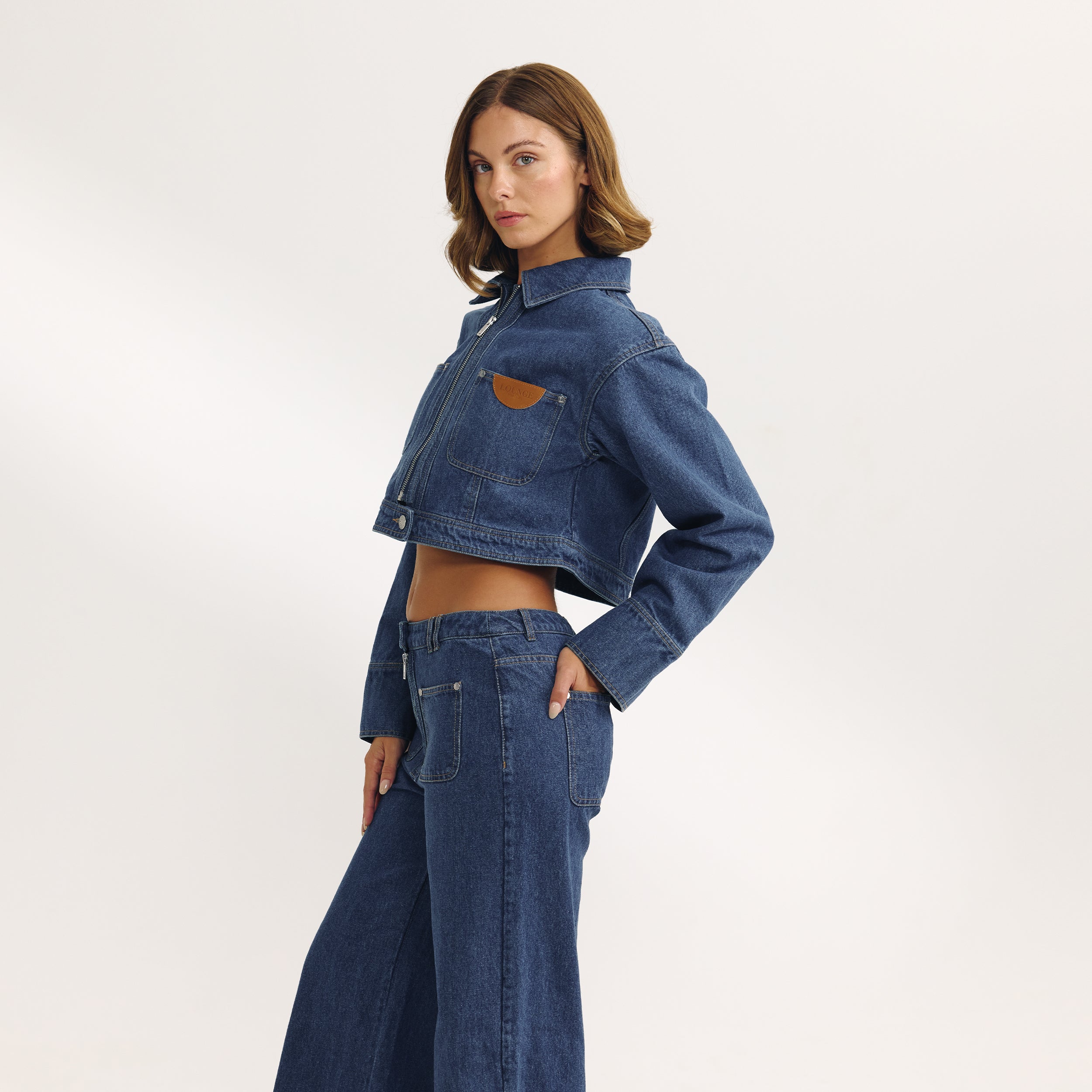 Boxy Denim Jacket | Boxy Denim Jacket - Blue