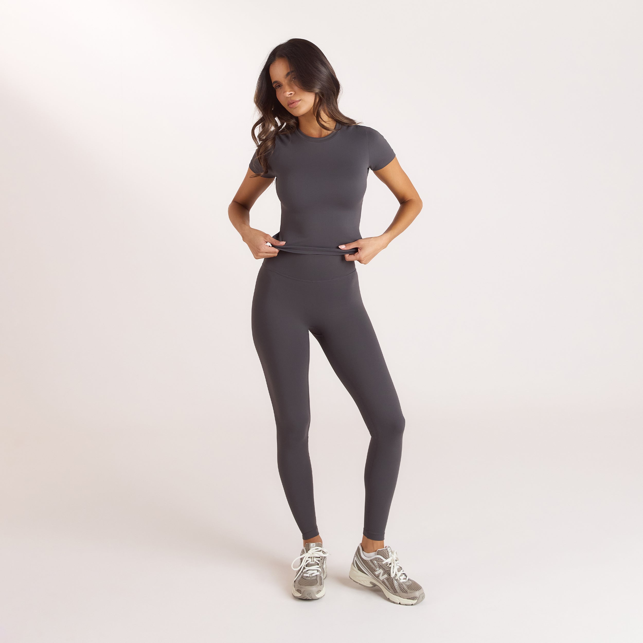 Classic Fitted Top | Classic Fitted Top - Ash Grey