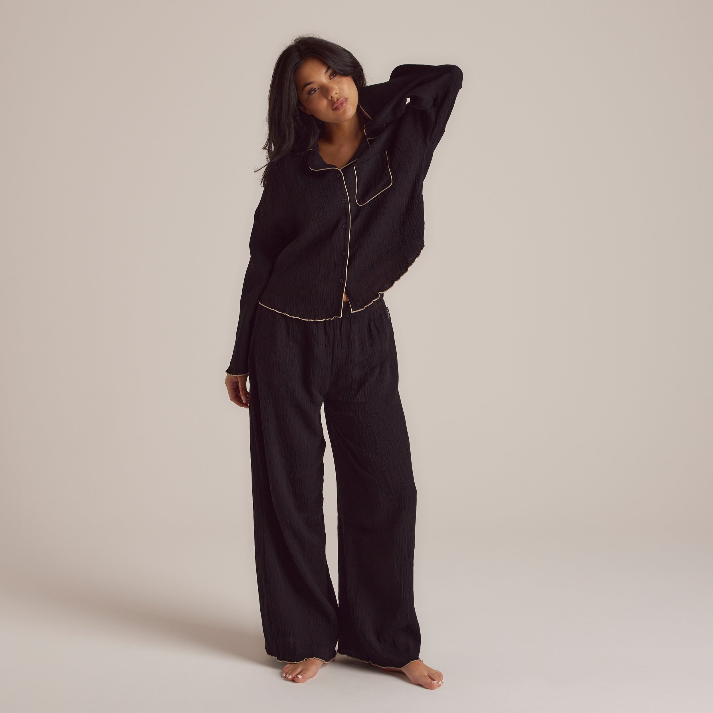 Crinkle Pyjama Bottoms | Imaani, S