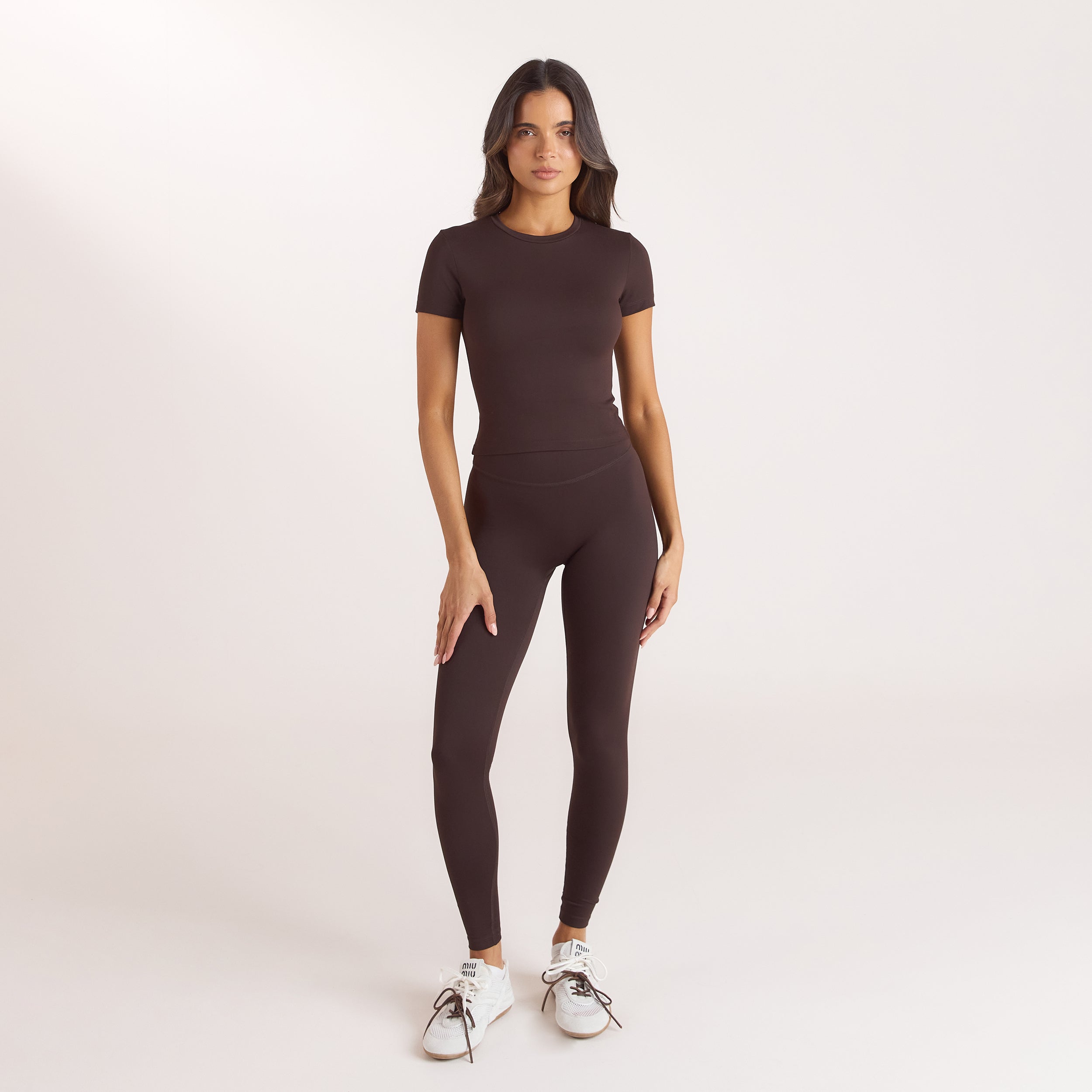 Classic Leggings | Classic Leggings - Coffee Bean