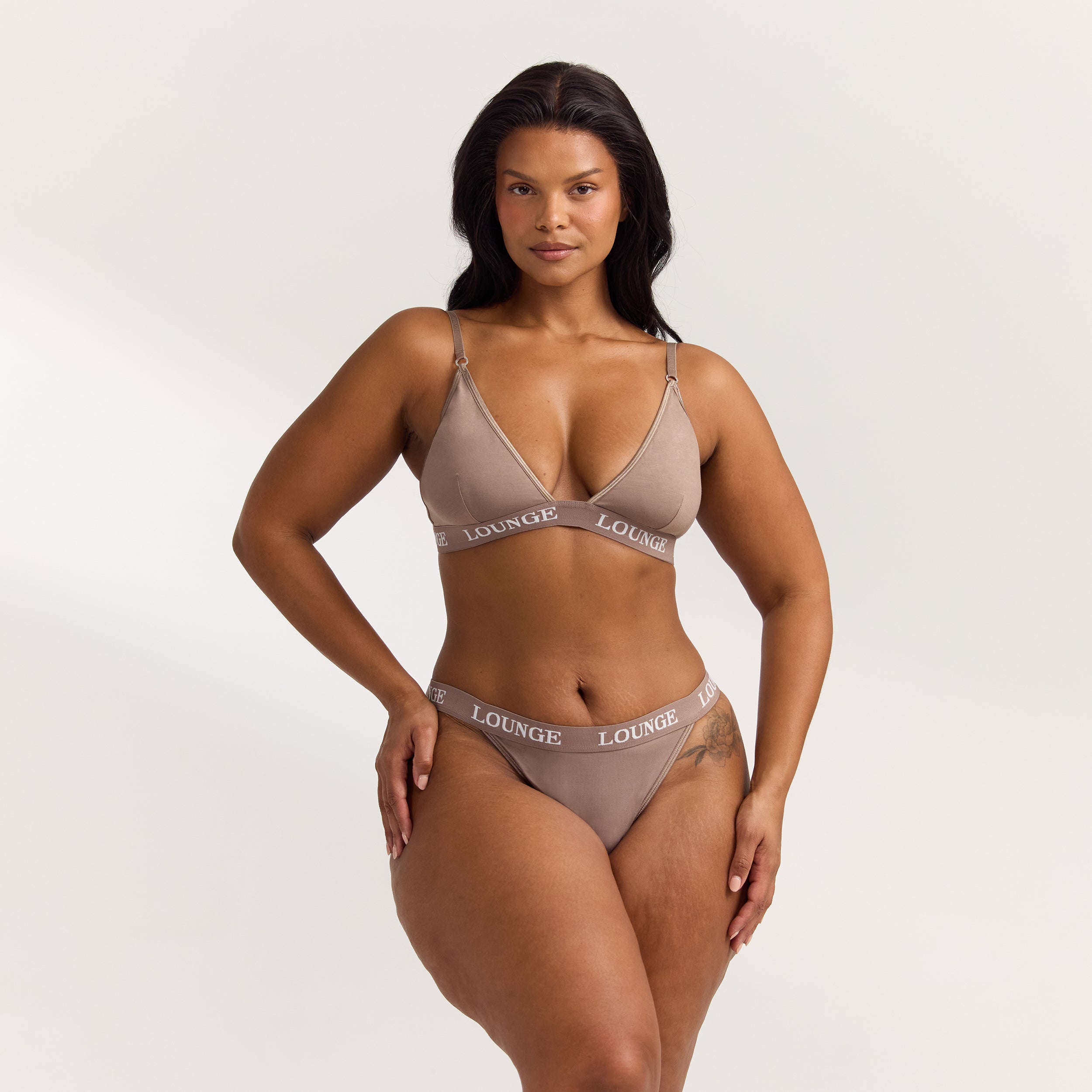 Bamboo Triangle Bra | Bamboo Triangle Bra - Coffee