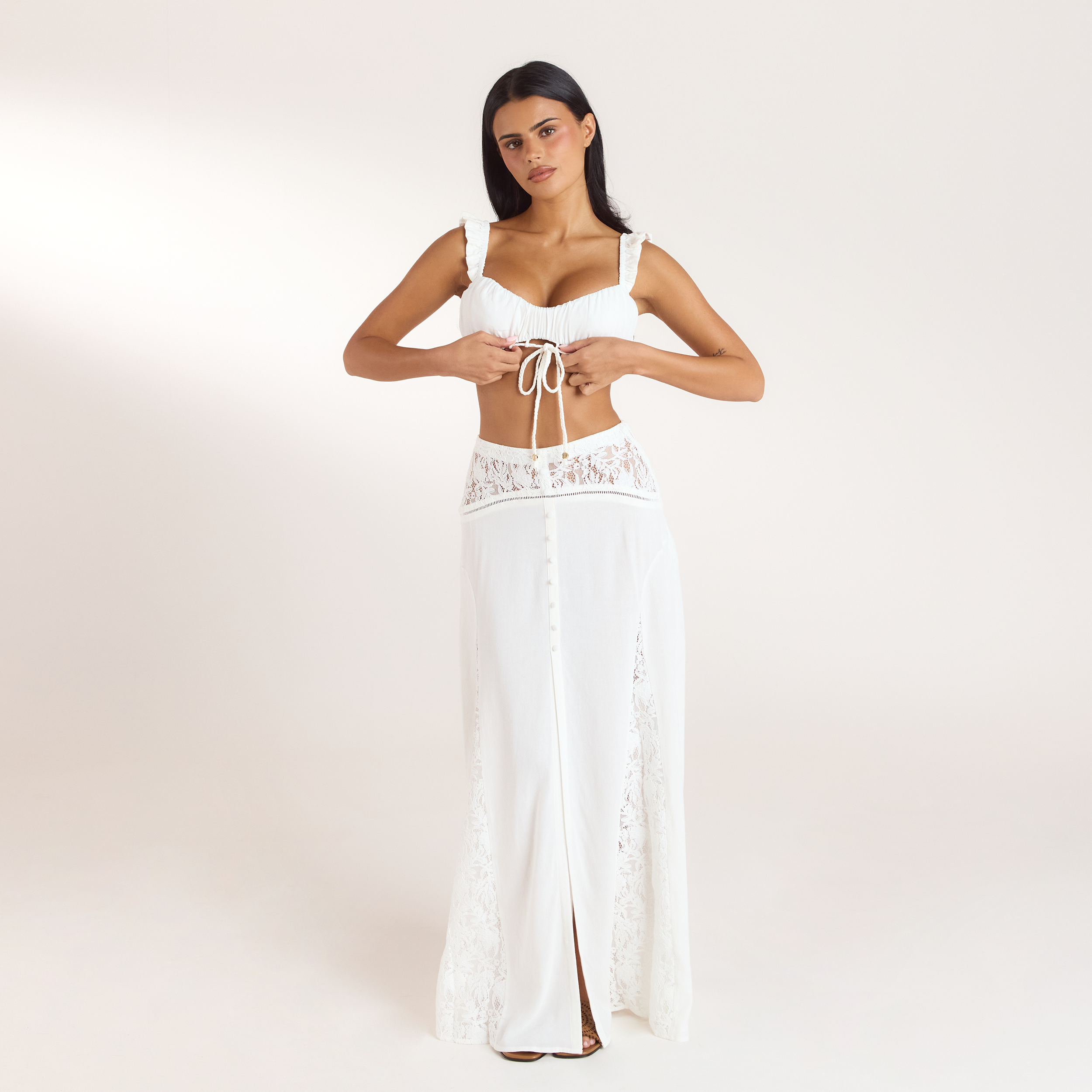 Ruched Bralette | Ruched Bralette - Cream