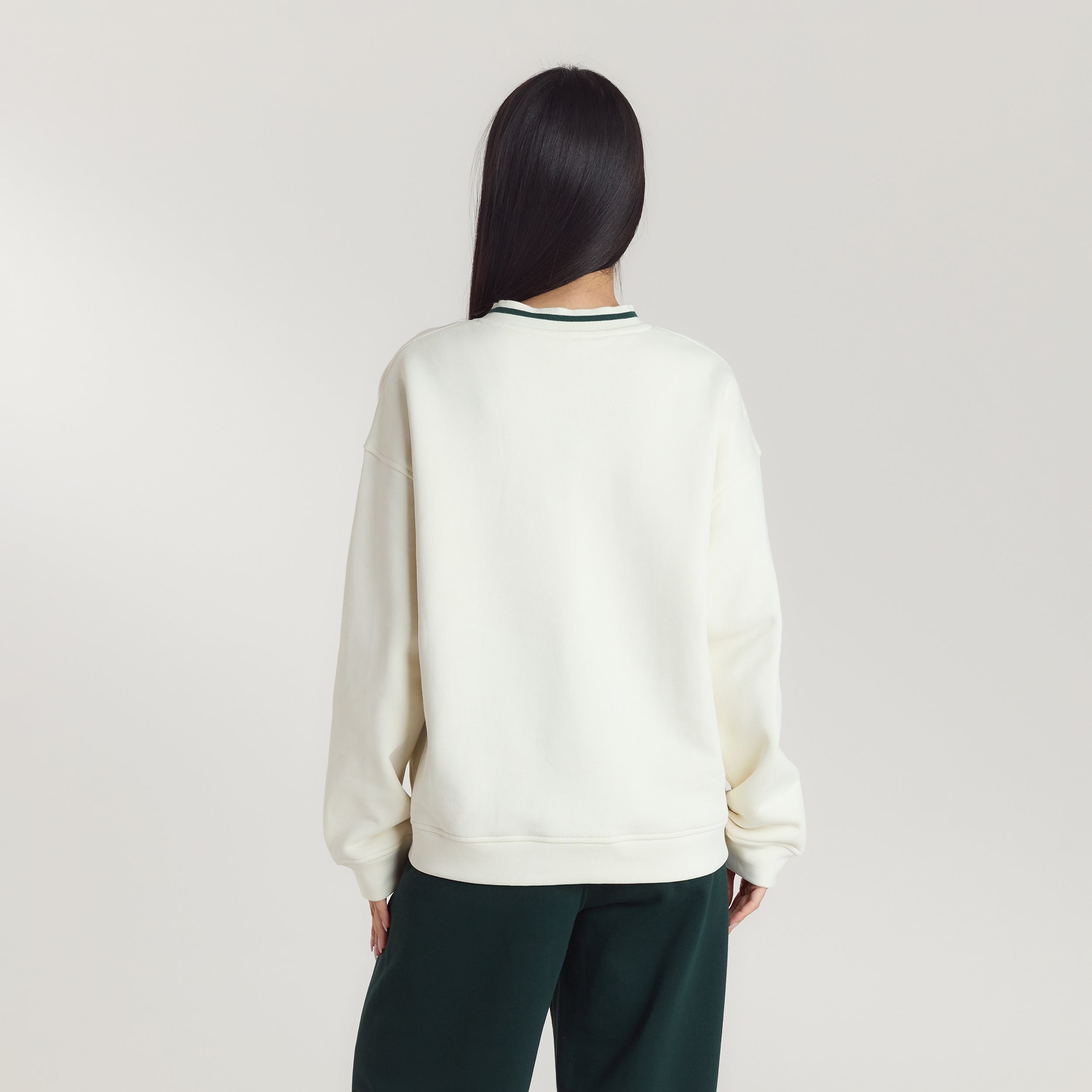 Lounge Living V-Neck Jumper | Lounge Living V-Neck Jumper - Cream