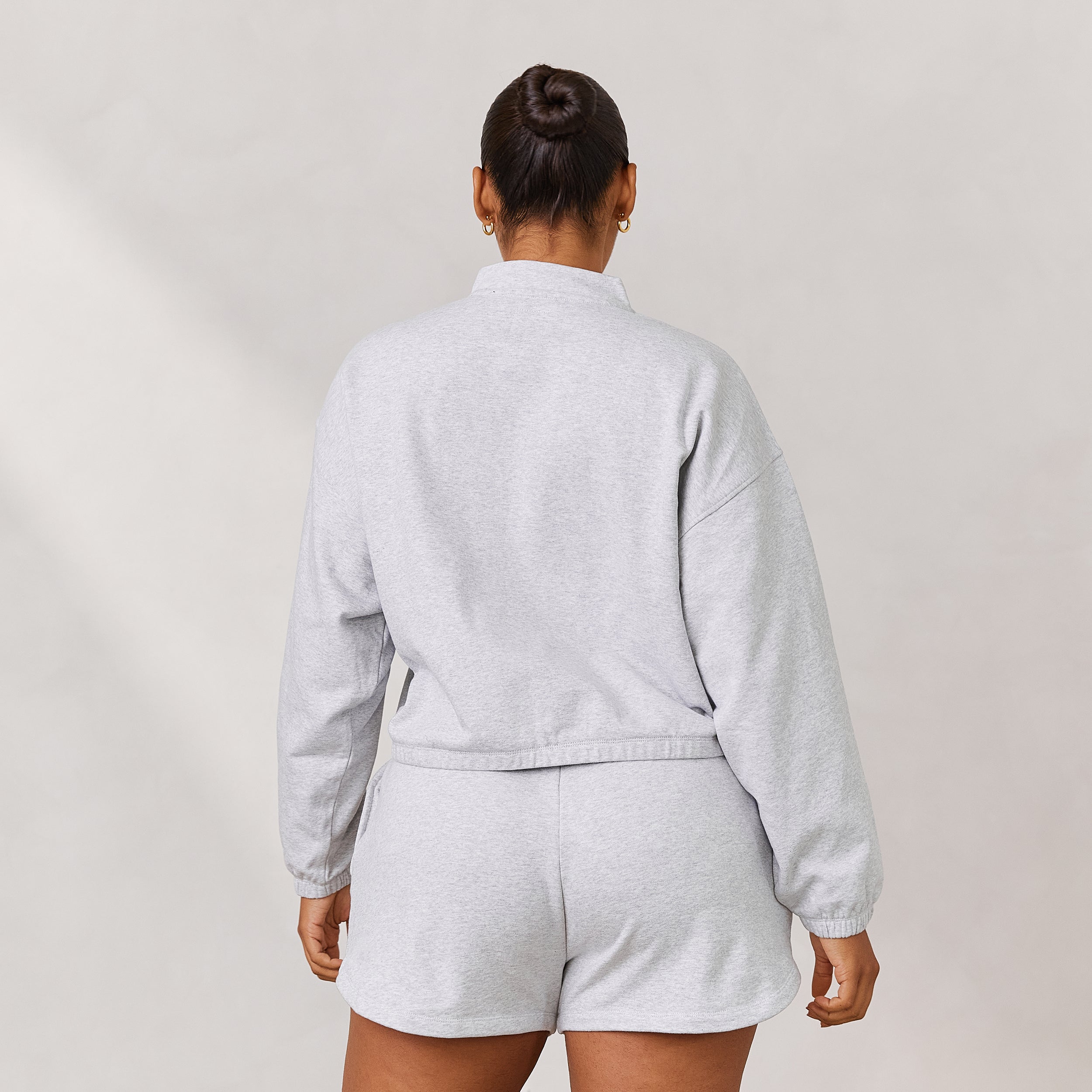Varsity Quarter Zip Jumper | Amber, M