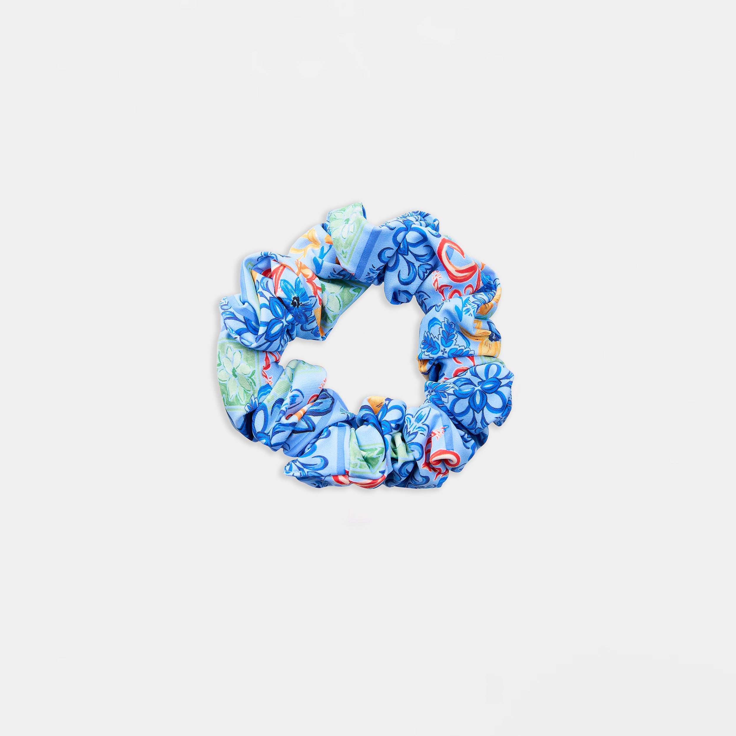 Mosaic Scrunchie | Mosaic Scrunchie - Blue Print