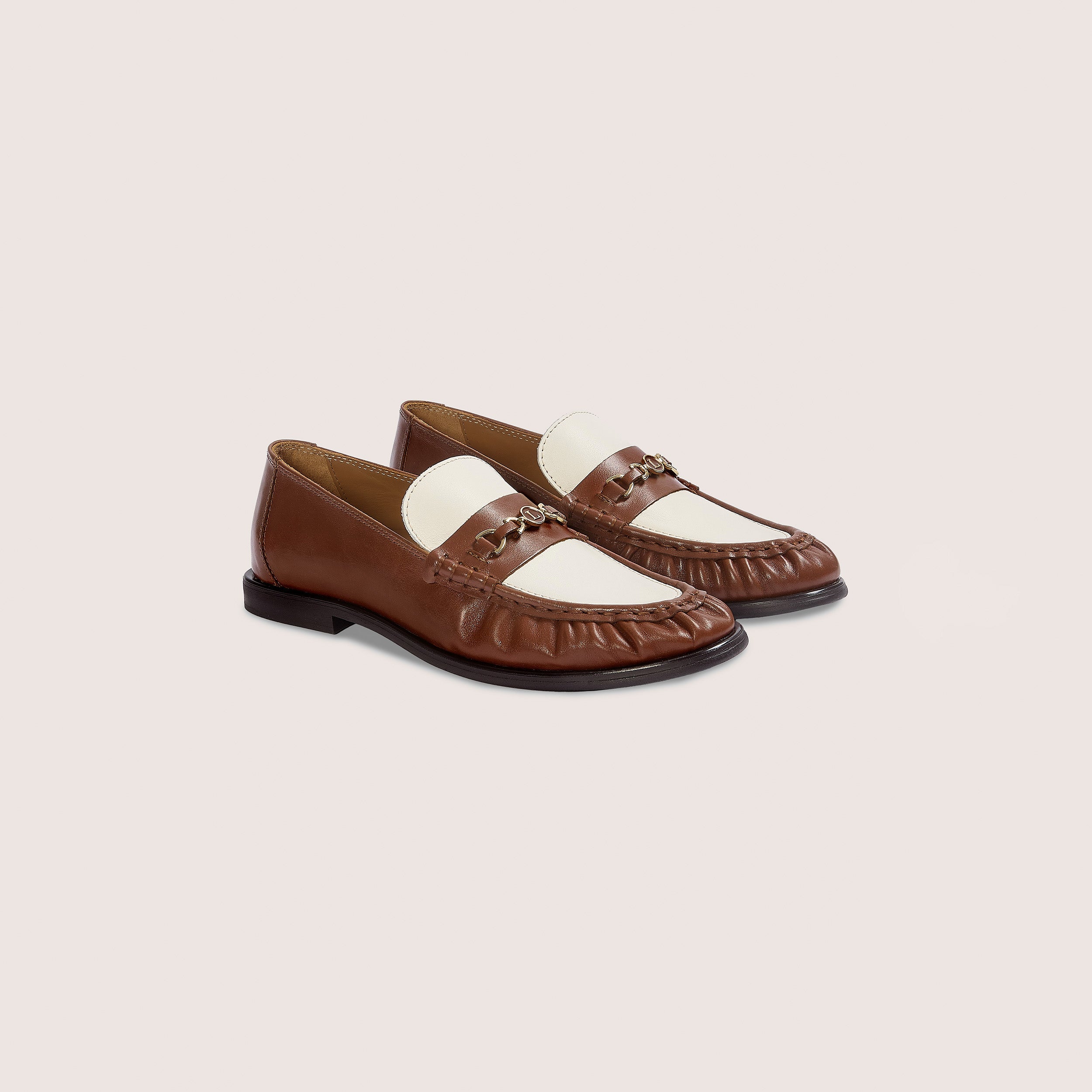 Agnes Loafers | Agnes Loafers - Tan/Cream