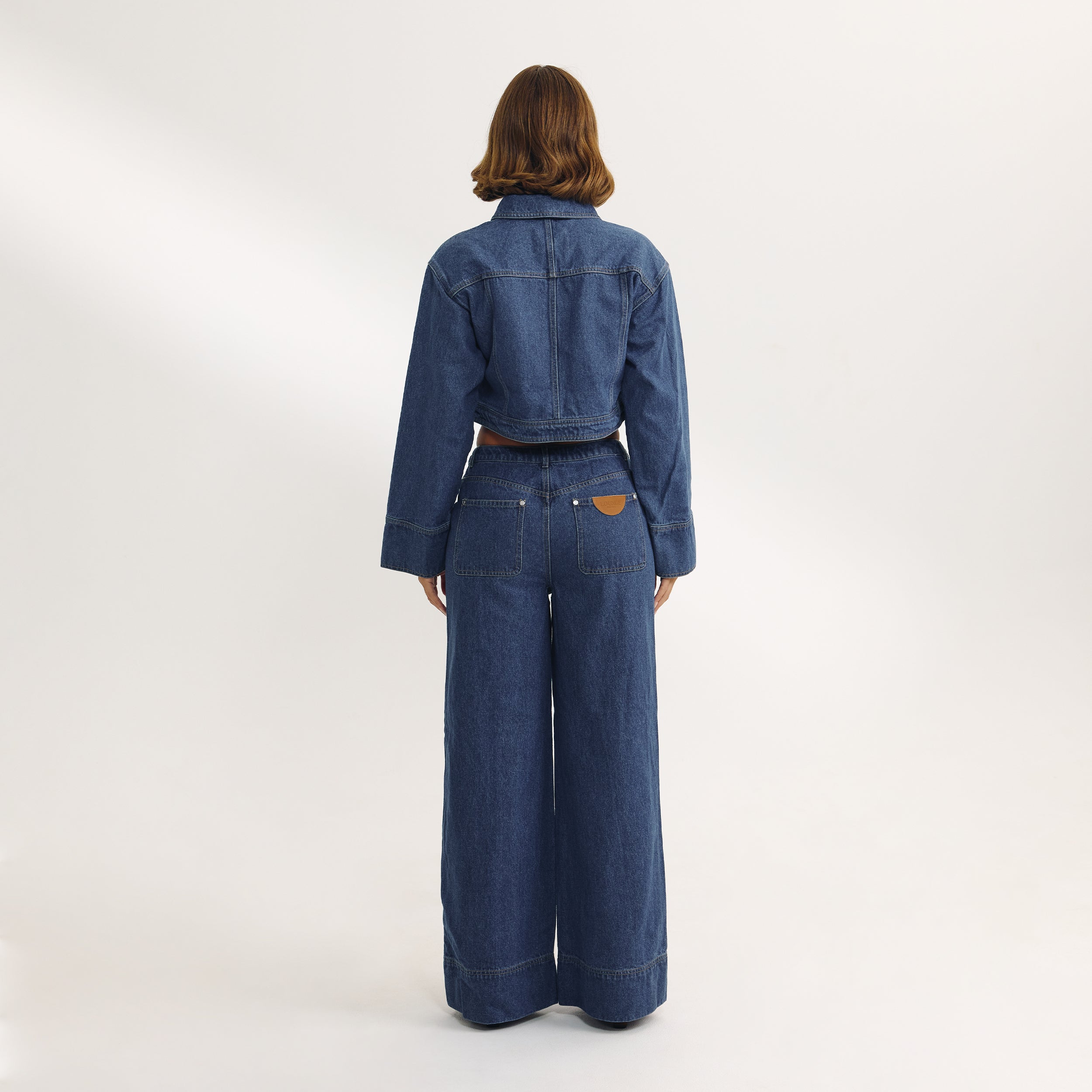 High-Waisted Wide-Leg Jeans | High-Waisted Wide-Leg Jeans - Blue