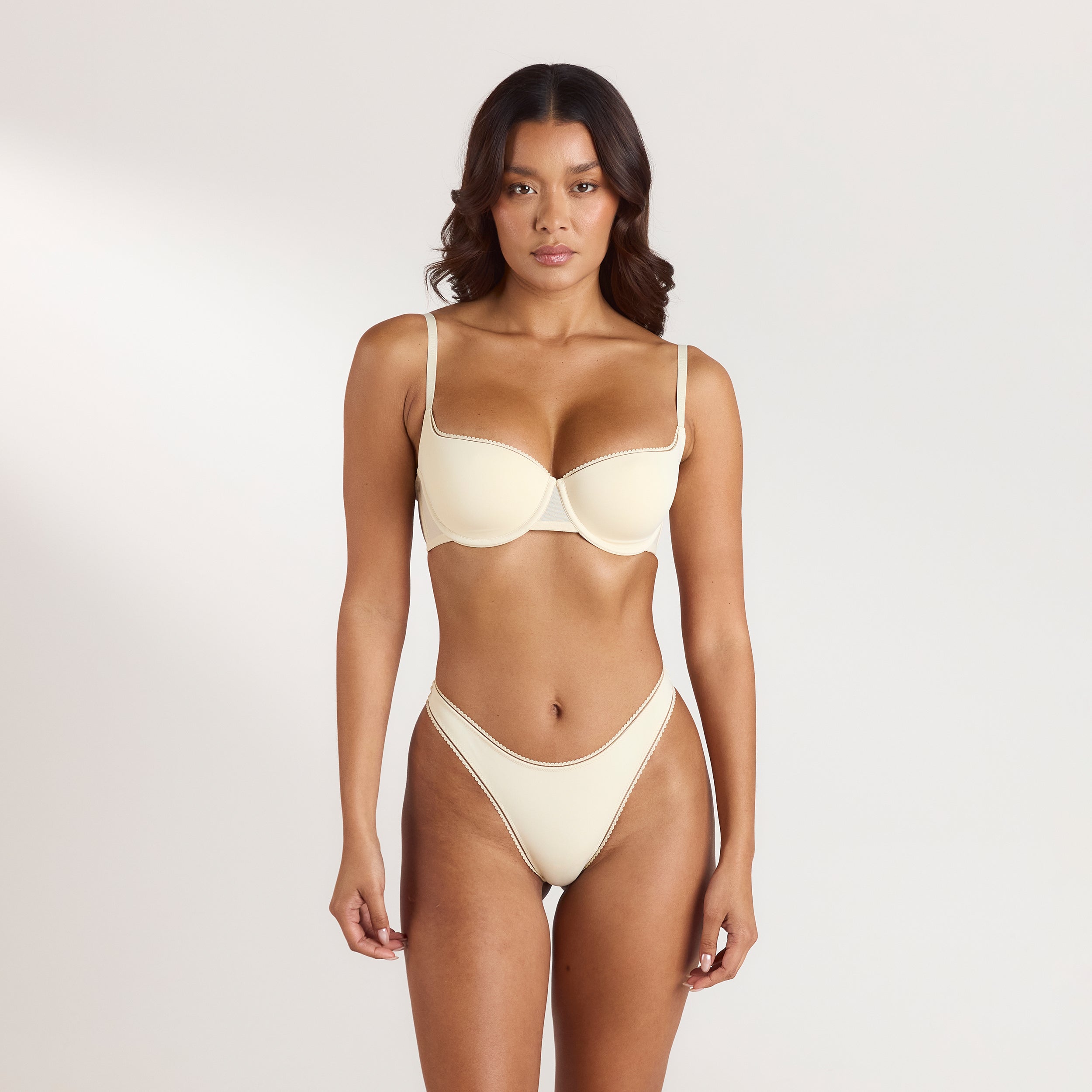 Comfort Balconette Bra | Comfort Balconette Bra - Latte