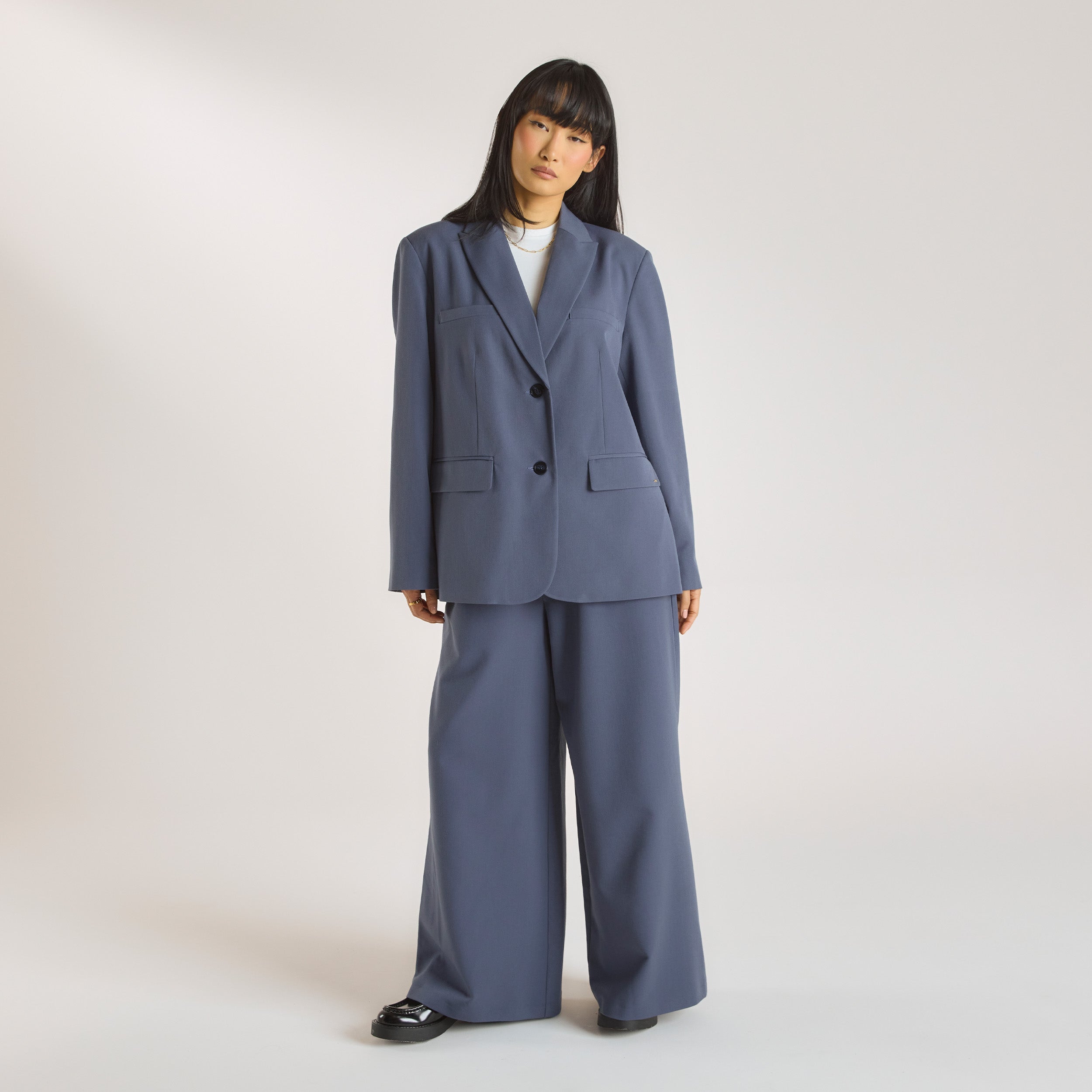 Oversized Blazer  | Oversized Blazer - Blue