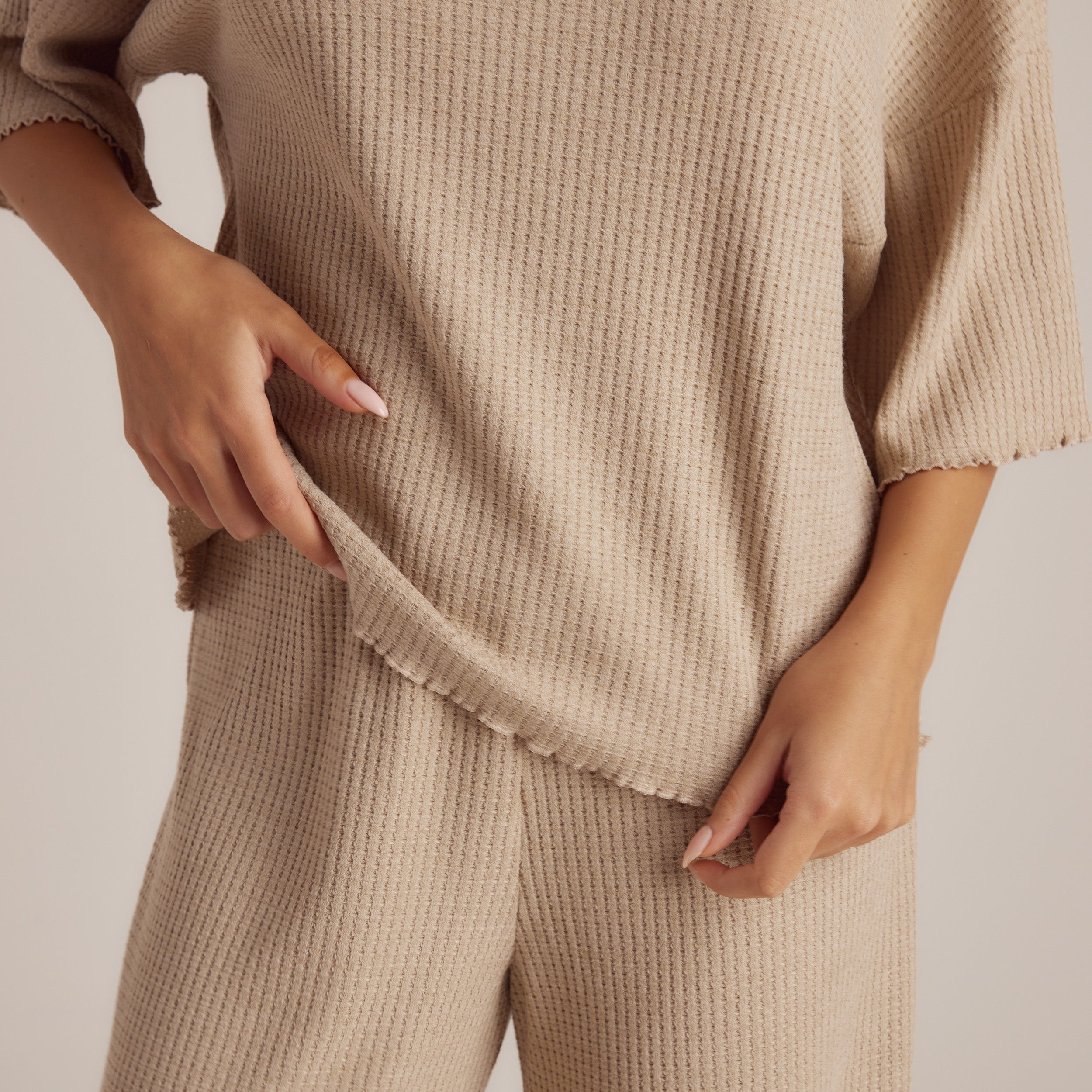Soft Waffle Pyjama Top | Imaani, S