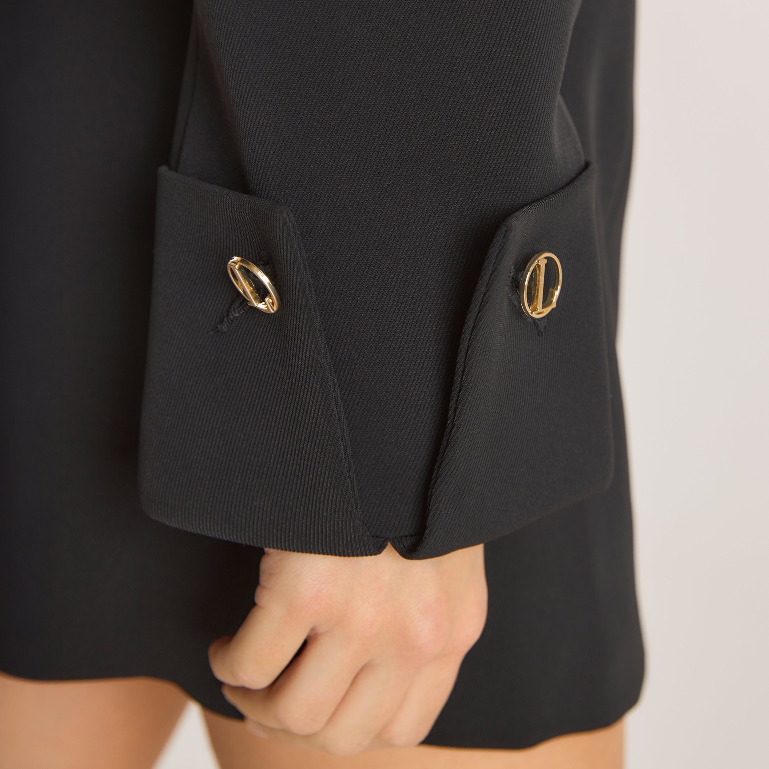 Structured Dress  | Structured Dress - Black