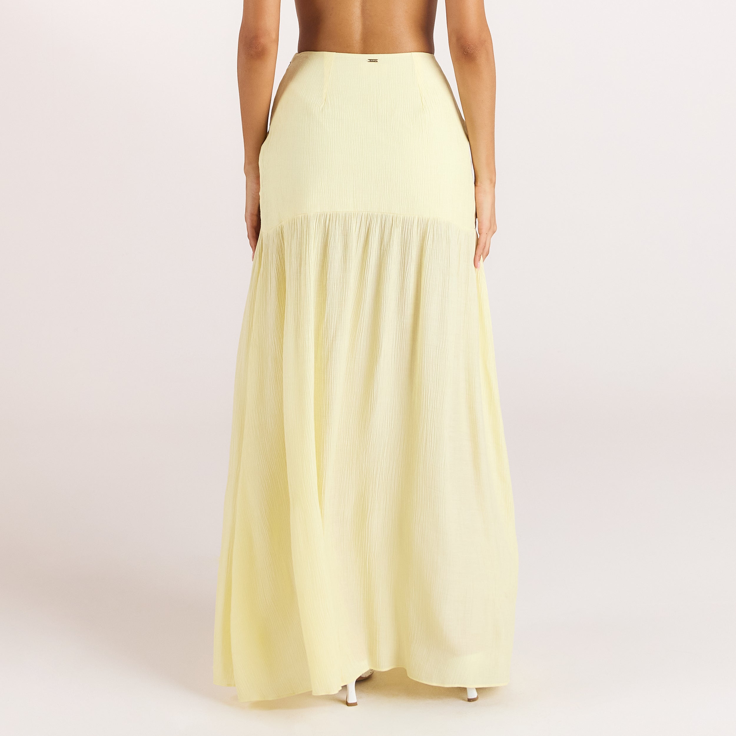 Sheer Maxi Skirt | Sheer Maxi Skirt - Lemon
