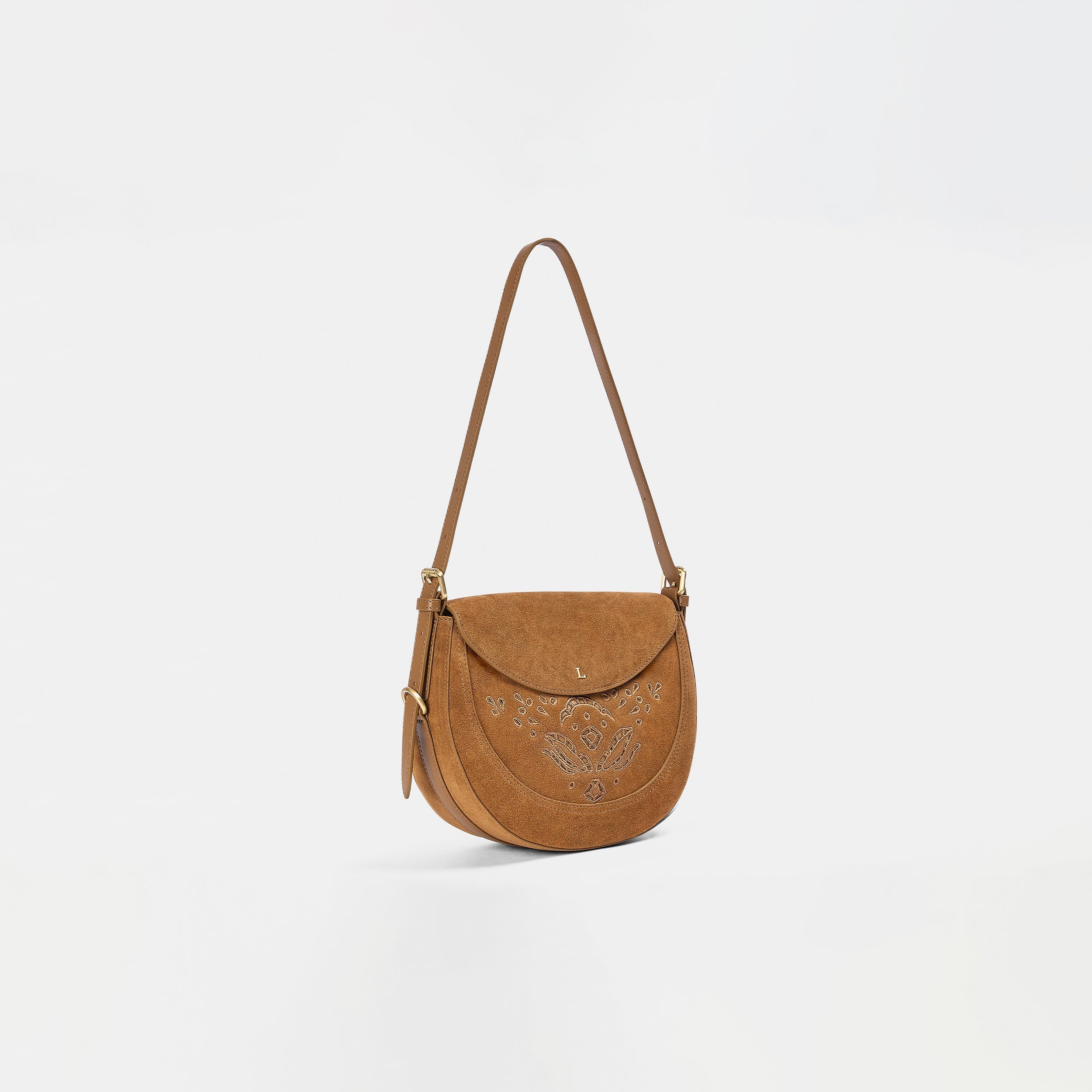Talia Saddle Bag | Talia Saddle Bag - Brown