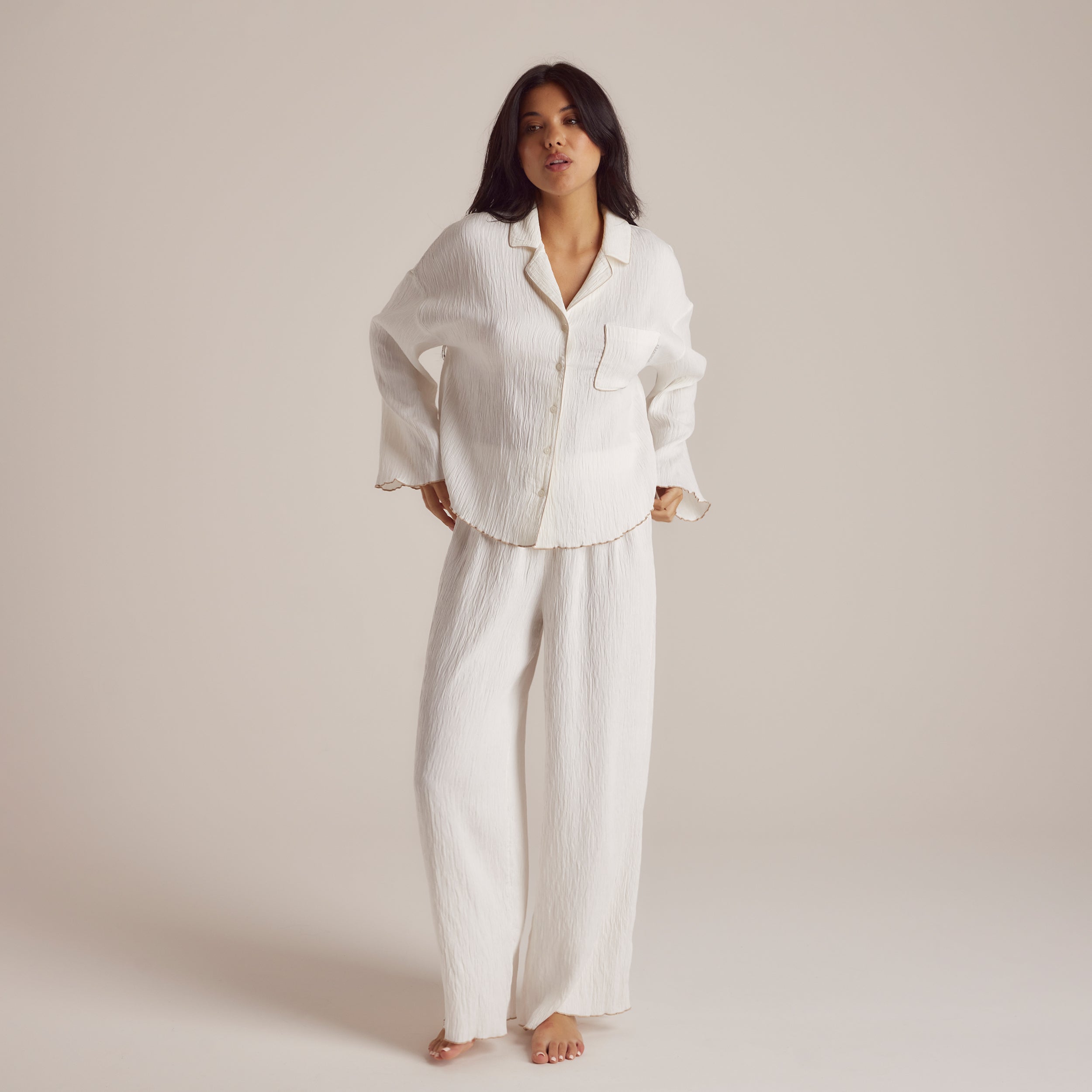 Crinkle Pyjama Bottoms | Imaani, S