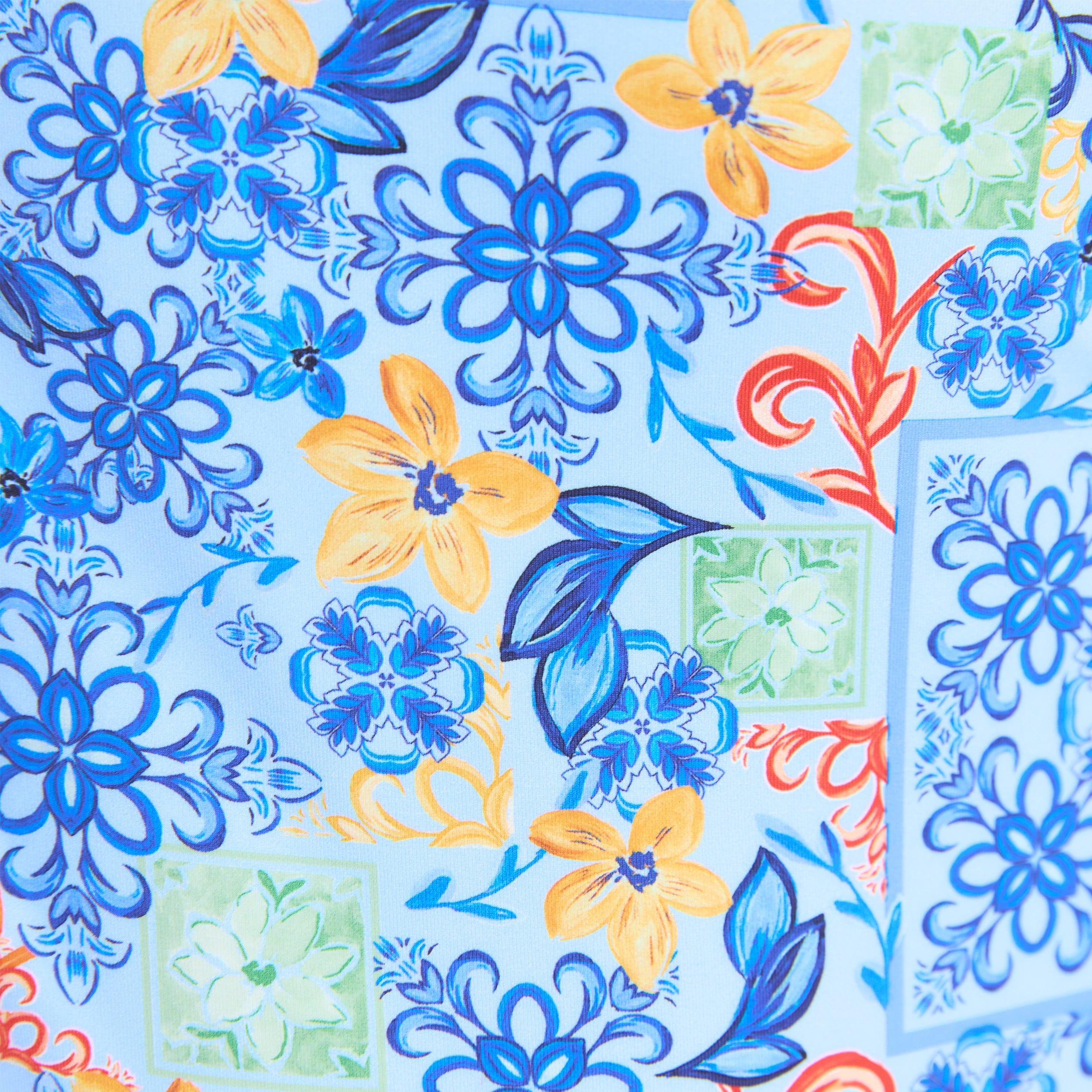 Mosaic Bandeau Swimsuit | Mosaic Bandeau Swimsuit - Blue Print