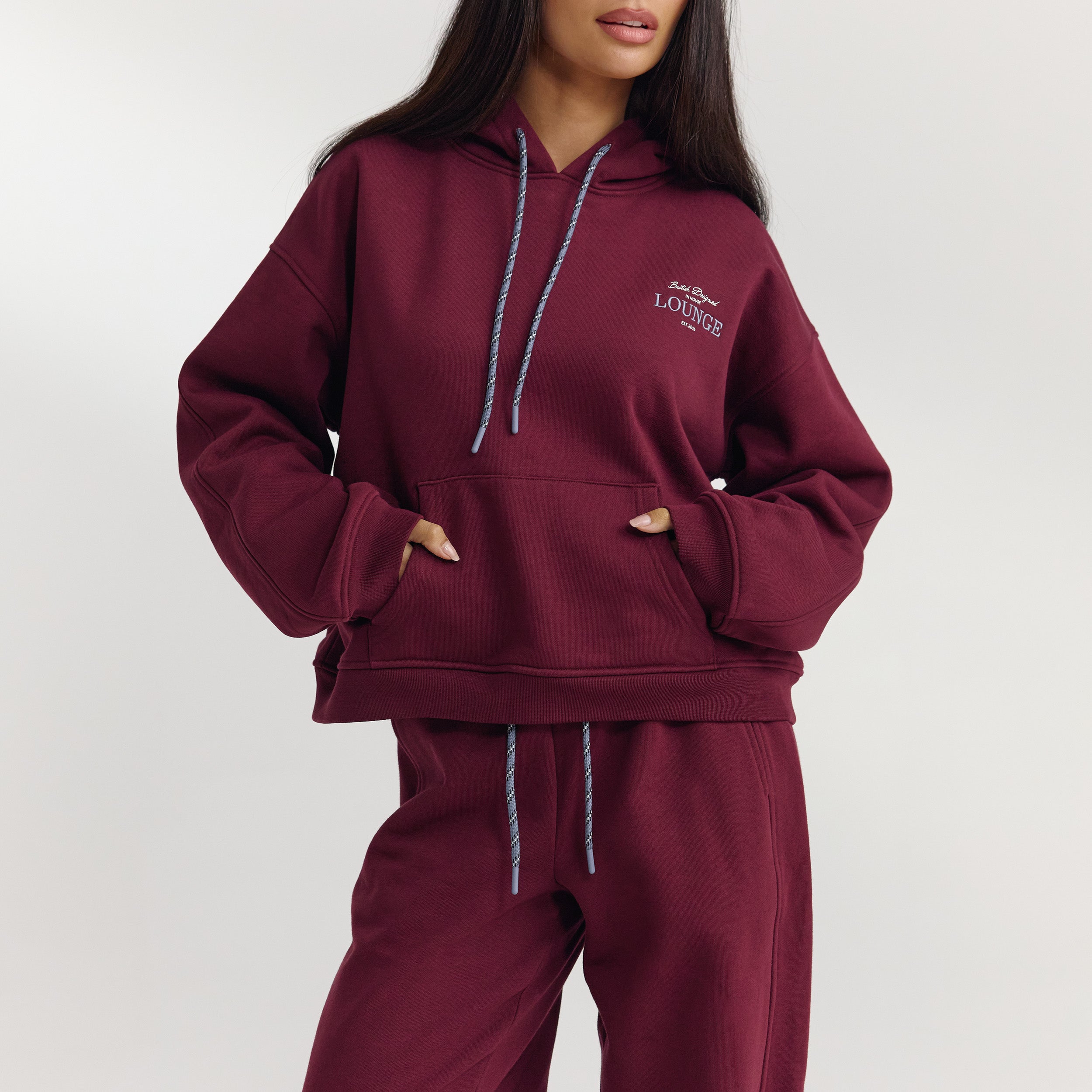 Oversized Hoodie | Oversized Hoodie - Cherry Lacquer
