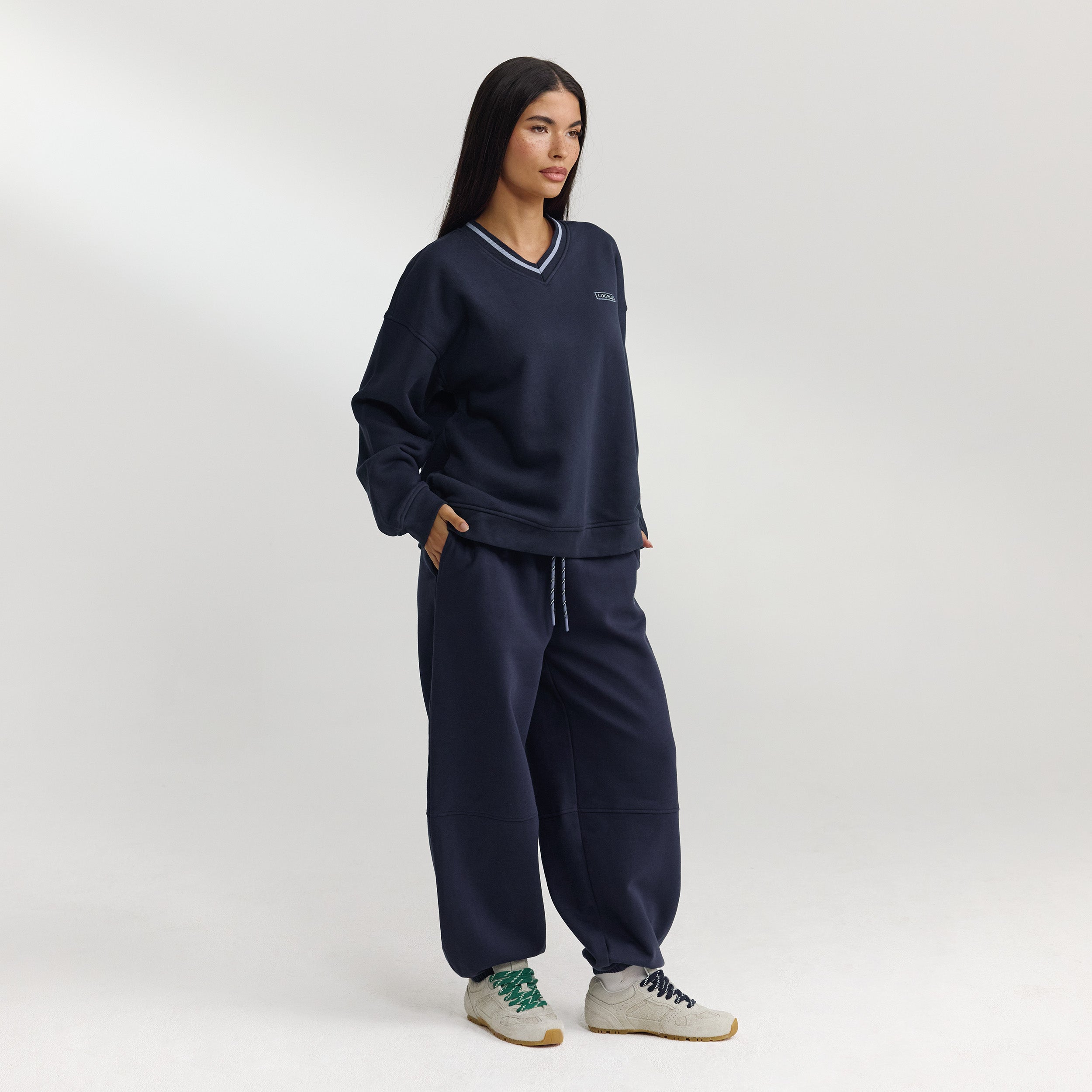 V-Neck Jumper | V-Neck Jumper - Dark Blue